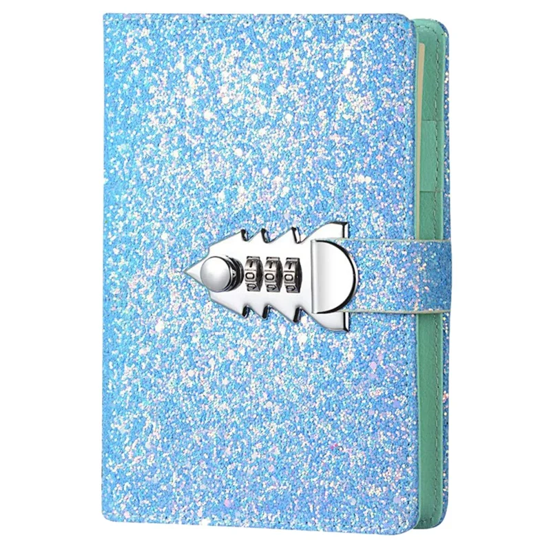 

A6 Refillable Journal Pword with Lock Diary PU Material Combination Lock Journal Combination Lock Diary