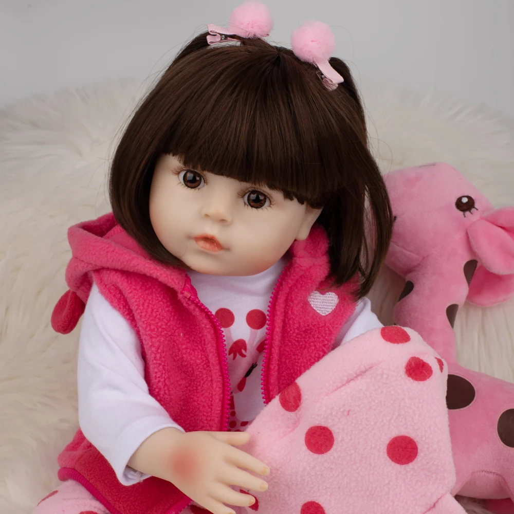 New Design Fashion Doll Bebe Reborn Toy 19&quot Whole Silicone Baby Fantasy Lifelike Realistic Bath Kid Play Gift 48CM | Игрушки и хобби
