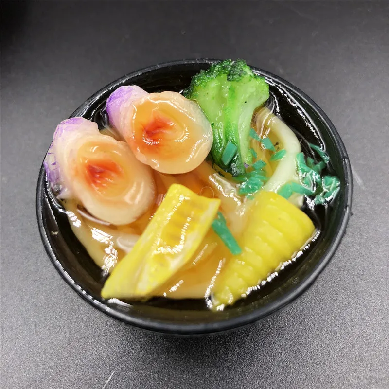 Японская надпись Ramen noodles симпатичный магнит холодильник креативный 3D магнит на холодильник Декор ручной работы продвижение подарки магазин дисплей