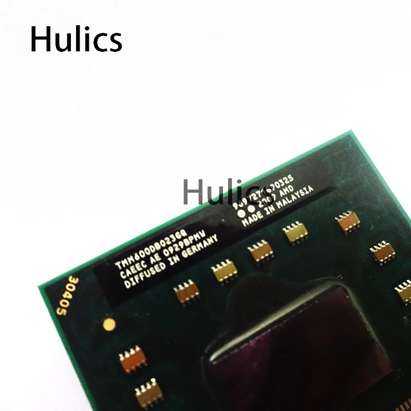 Фото Hulics оригинальный AMD Turion II Ультра двухъядерный мобильный TMM600 M600 TMM600DBO23GQ 2,4G 2M процессор latop процессор разъем S1 №2