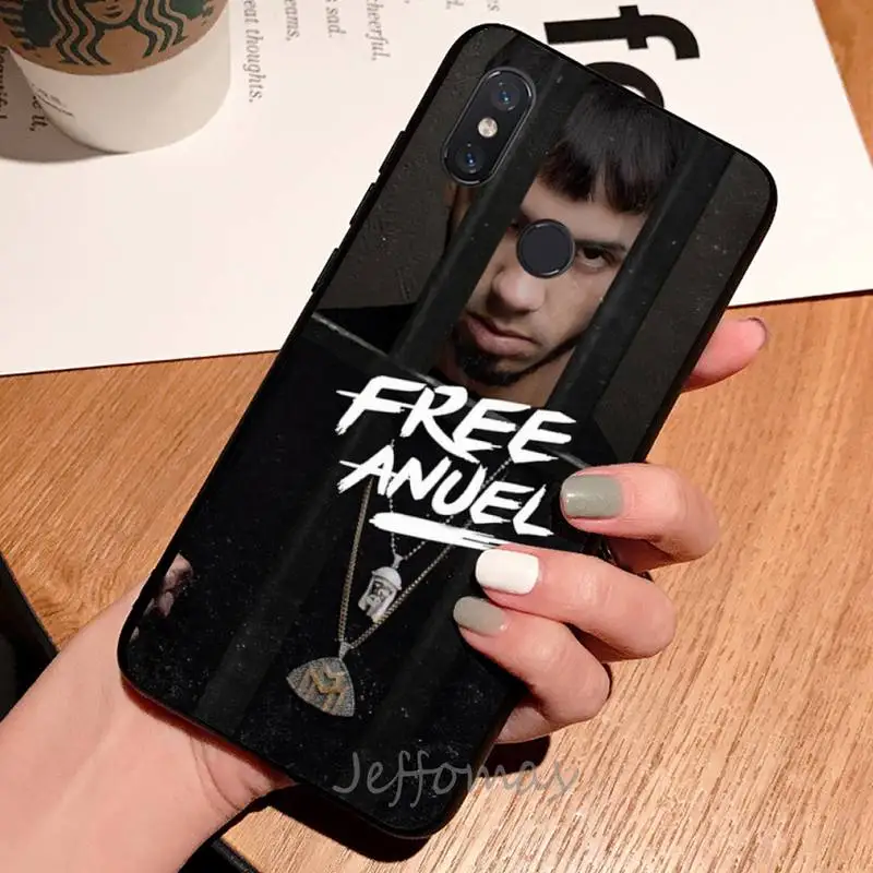 

Anuel AA famous singer Phone Case For Xiaomi Redmi note 7 8 9 t max3 s 10 pro lite coque shell cover funda