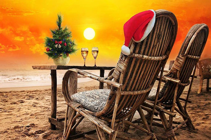 

Full drill diamond embroidery 5d diy diamond painting Beach Dinner cross stitch diamond 2019 pictures of rhinestones Home decor