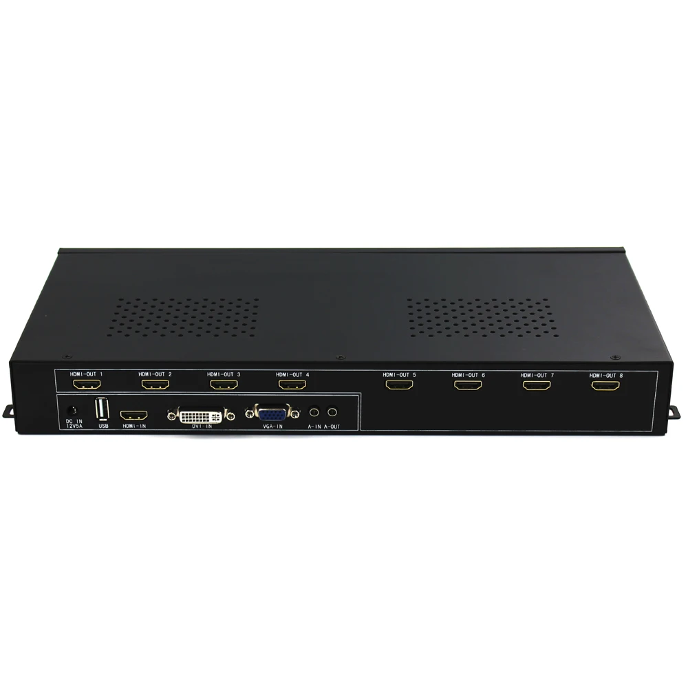 Настенный видеоконтроллер ISEEVY 2x4 4x2 HDMI DVI VGA USB видеопроцессор для 8 ТВ сращивания
