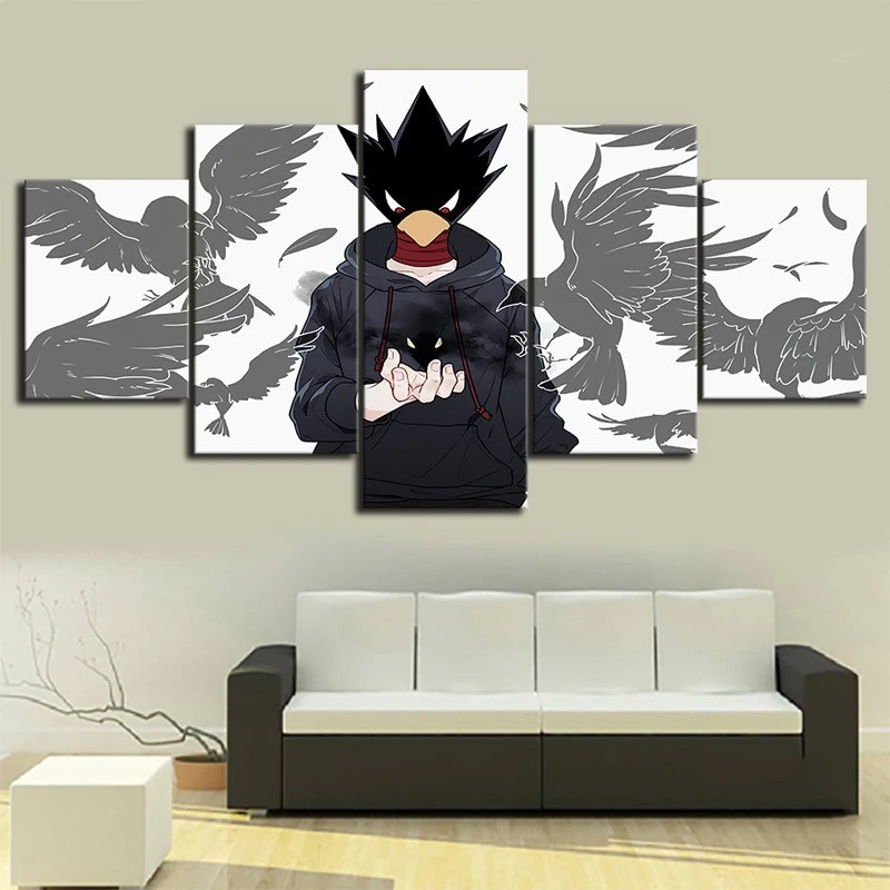 

5 шт. мой герой Академии аниме постер на стену Стикеры холст Картины Wall Art Для Гостиная Настенный декор