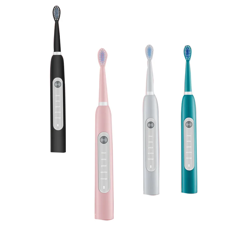 

New Smart Electric Toothbrush Sonic Vibration Waterproof Adult Soft-Bristle Toothbrush Multi-Gear Adjustment Gift Customization