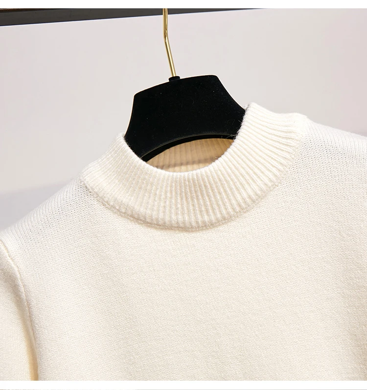 Водолазка с вышитыми цветами вязаный пуловер свитер юбка новый зимний костюм