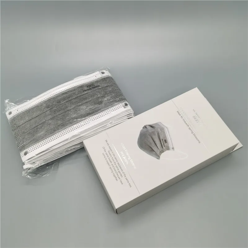 Пылезащитная маска FFP2 с активированным углем респиратор для лица защитная