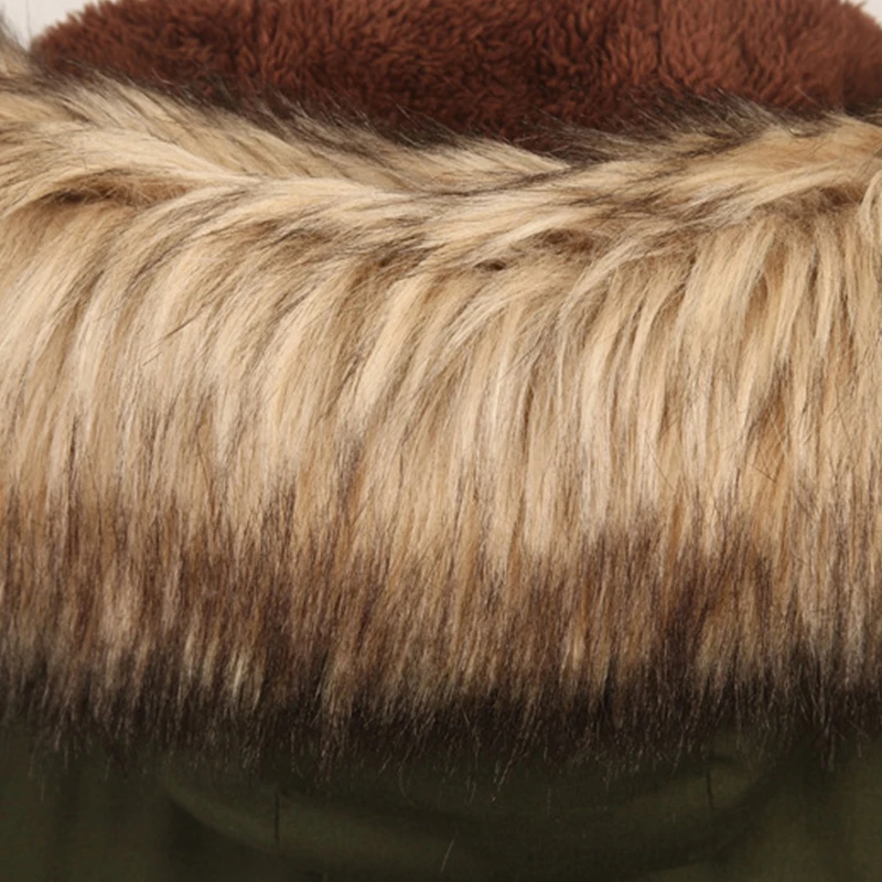 

Winter Coat Women's Fashion Faux Fur Hooded Jacket Coat Female Long Sleeve Parkas Velvet Thicken Coats Women Clothing
