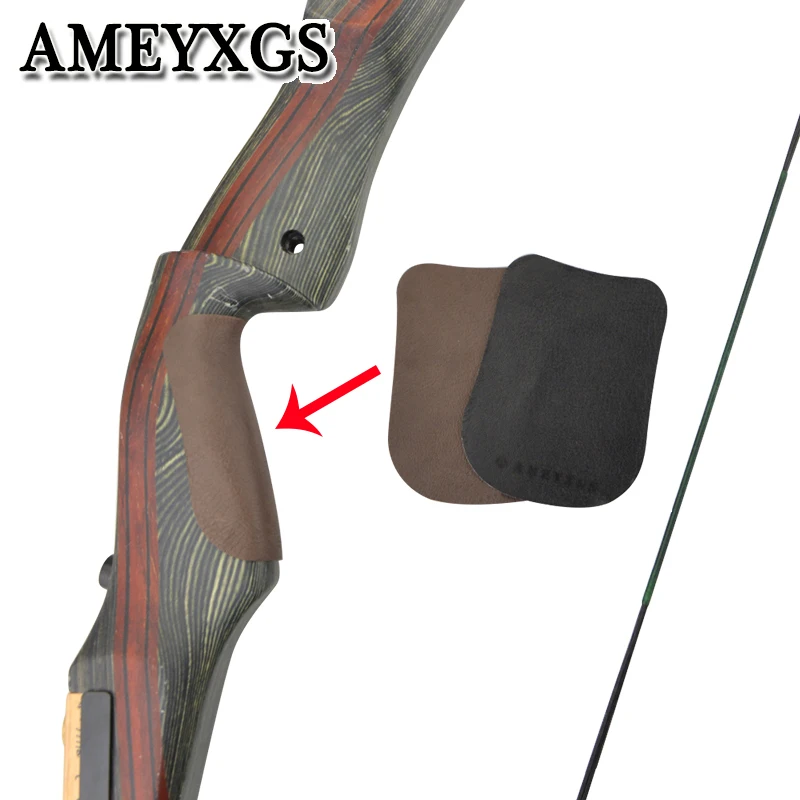

2pc Archery Bow Riser Protection Pad Bow Handle Protection Finger Slip Wear Pad Hunting Shooting Recurve Bow Accessories