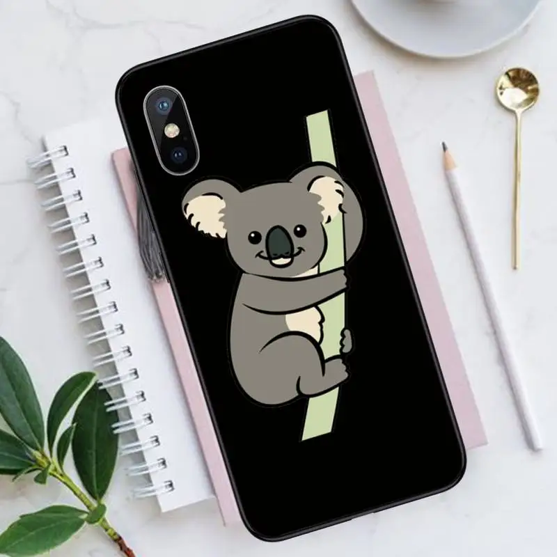 

Animal sleeping koala Phone Case for iPhone 11 12 mini pro XS MAX 8 7 6 6S Plus X 5S SE 2020 XR