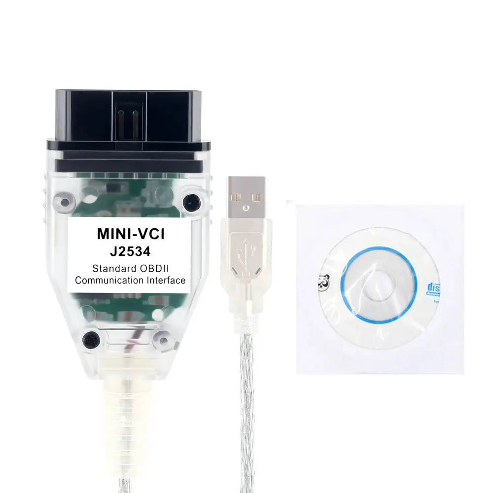 V13.00.022 мини VCI интерфейс для TOYOTA TIS Techstream FTDI FT232RL/FT232RQ MINI-VCI J2534 OBD2 интерфейс