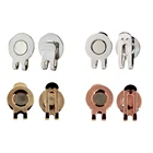 Зажим для шляпы для гольфа, 10 шт., прочный съемный магнитный зажим для шляпы для гольфа, легко крепится к шляпе, s-образному ремню, аксессуары для гольфа, Прямая поставка