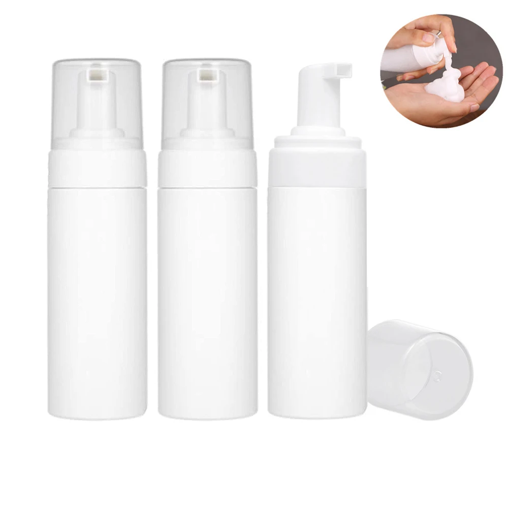 

3Pcs 150ml Refillable Foam Dispenser Bottle Portable Foaming Soap Dispenser Pump Bottles Empty Cosmetic Bottle for Travel