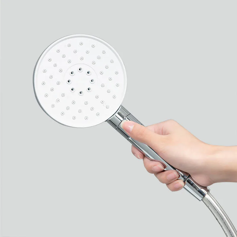Ручная душевая лейка Xiaomi Dabai 3 в 1 360 градусов 120 мм 53 отверстия для воды ПВХ мощный