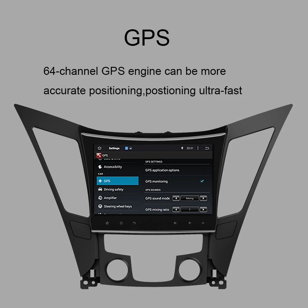 9 &quotAndroid 10 0 Восьмиядерный Автомобильный GPS-навигатор для Hyundai Sonata /i40/i45/i50 2011-2014