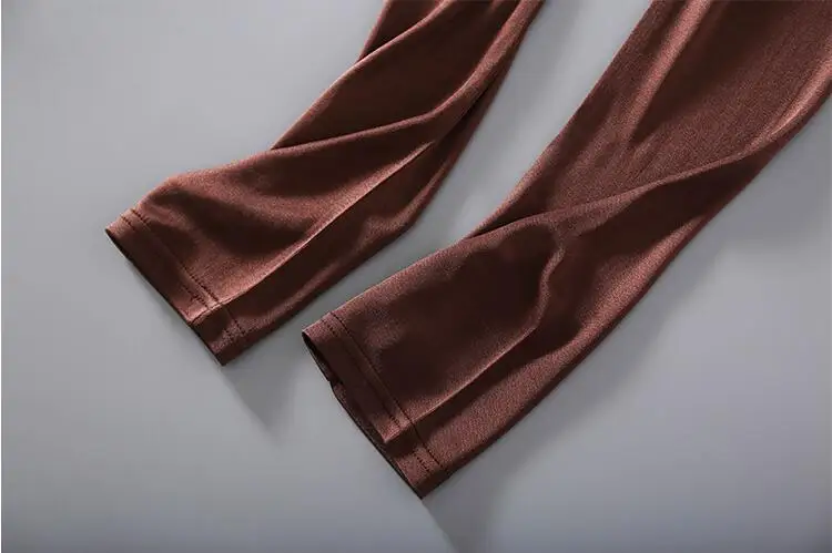 1 шт. Для женщин 50% шелк вискоза эластичная полной длины леггинсы для девочек