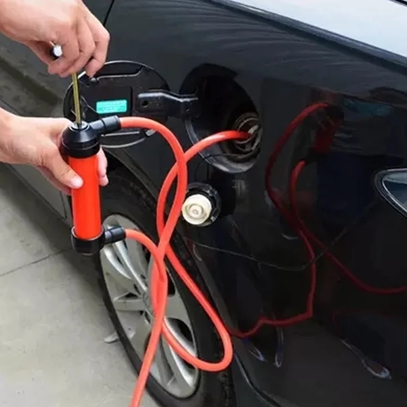 Автомобильный многофункциональный насос для воды и масла ручной с присоской