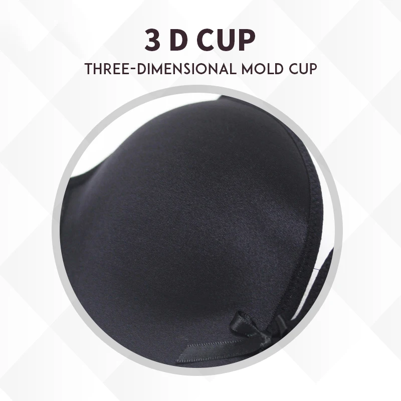 

E lovegirl 3/4 Cup Seamless Underwear Without Steel Ring Adjustment Bra Sexy Underwear Summer Solid Color Bra Free Shipping