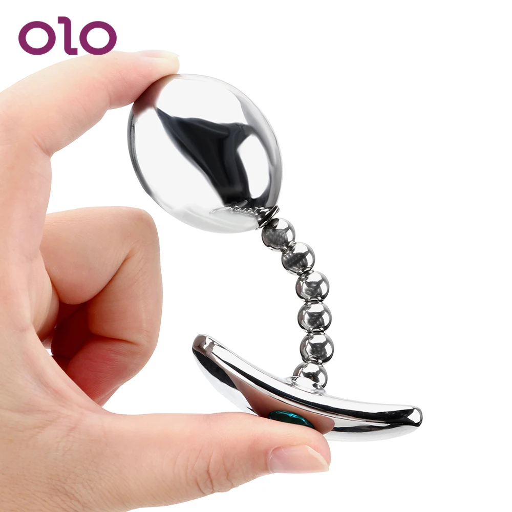 Оло из нержавеющей стали массажер простаты Анальная пробка Вагина Кегеля мяч