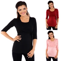 3pcs breastfeeding tops maternity clothes casual pregnant women t shirt pregnancy womens clothing plus size s 3xl