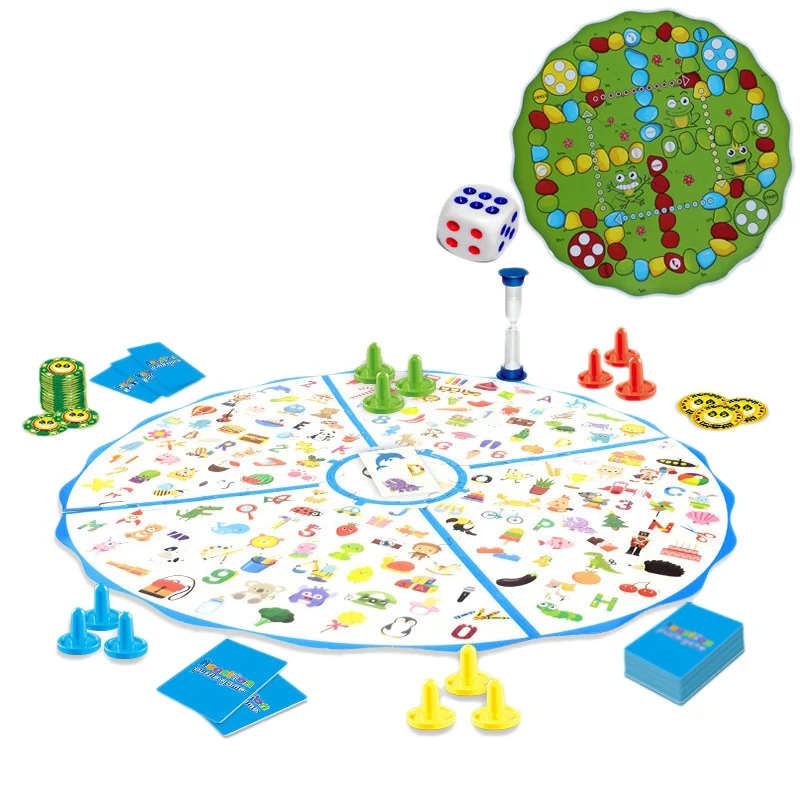 

Puzzle Education Game Kid Detectives Looking Chart Board Develop Children's Brain Training Observation Reaction