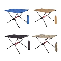 portable foldable table camping outdoor furniture computer bed tables picnic aluminium alloy folding desk for backpacking hiking