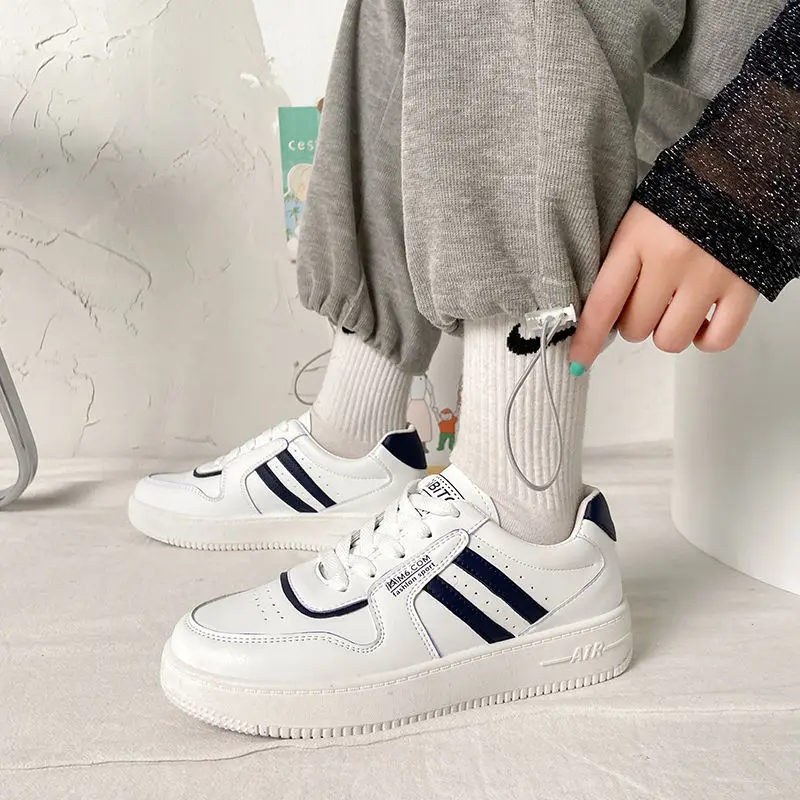 

Shoes Woman Canvas Student Korean Cute Little White Shoes Luxury Fashion Breathable Reflective Flat Breathable High Quality