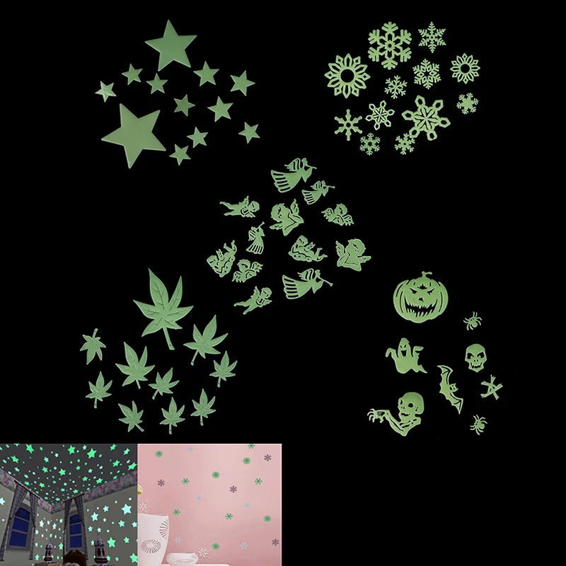 

Glow In The Dark Stars Toys Wall Stickers For Ceiling Decal Baby Kid Room