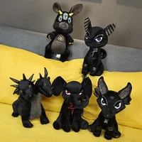 new fashion dark series doll children pillow anime plushie double headed dragon stuffed toy kids boy personality gift dolls
