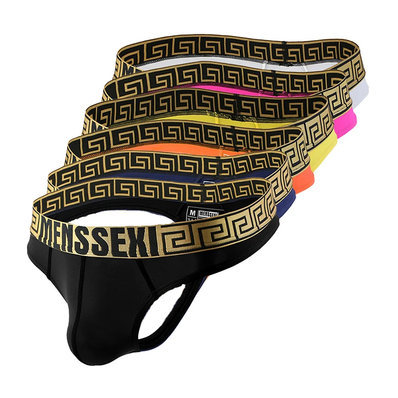 6 шт./упаковка мужские стринги с низкой посадкой| |