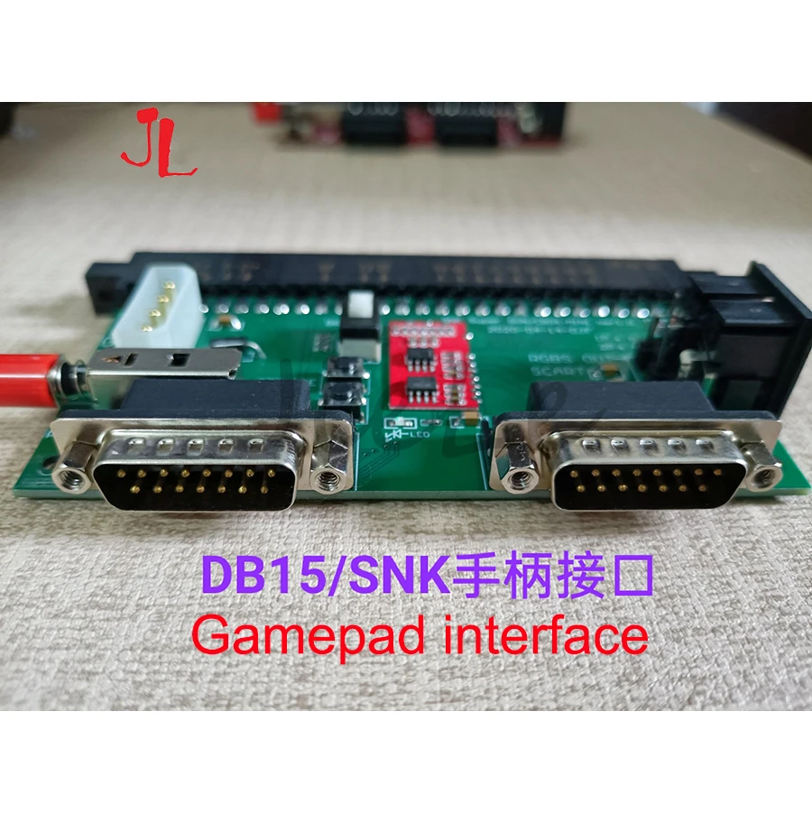 Super Gun JAMMA CBOX преобразователь 12 В в SNK Joypad DB15 геймпад с поддержкой вывода RGBS/SCART для