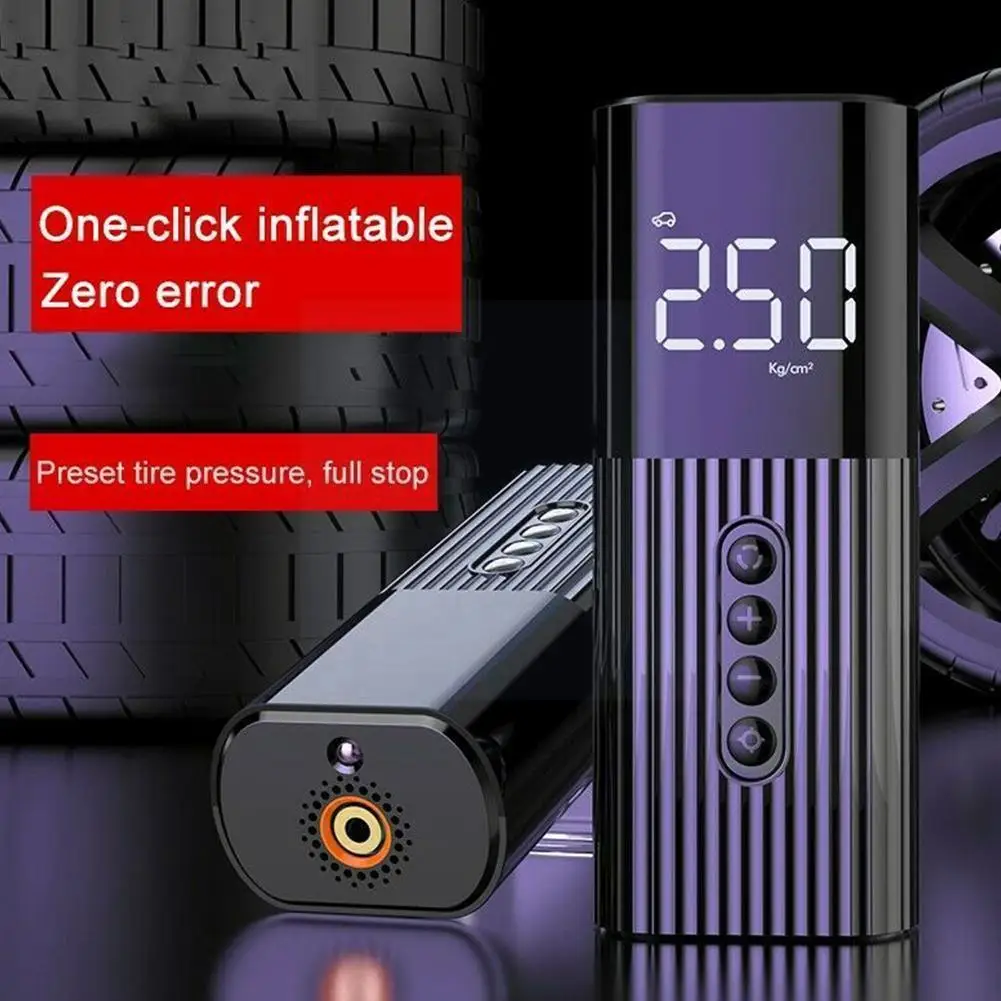 

Air Compressor 12V Portable Electric Air Pump 71 PSI Mini Car Tire Inflator for Motorcycle Bicycle Digital Tyre Pump N2B2