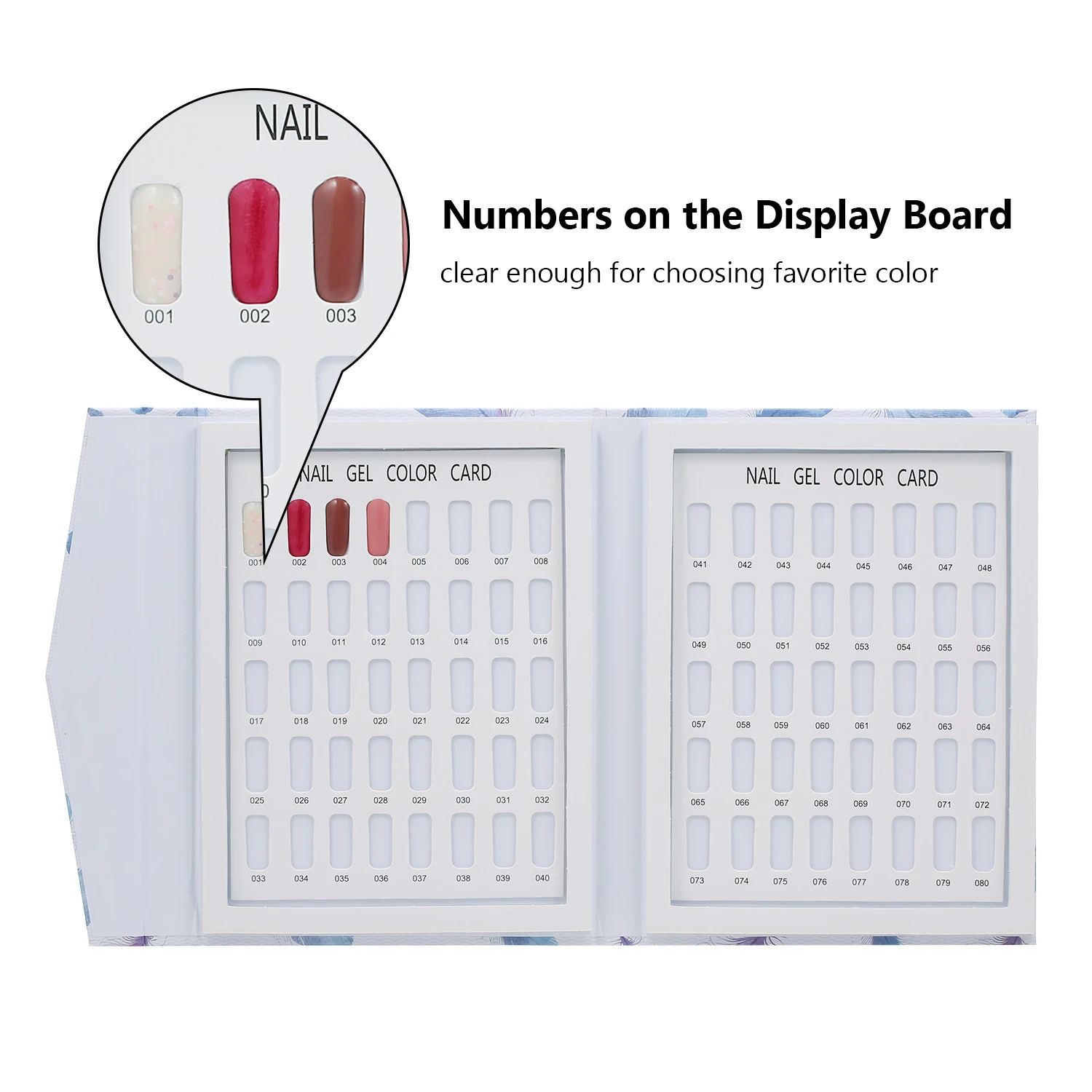 80 Палитра дисплей для ногтей книга с 120 шт накладными типами Дизайн DIY лак УФ гель