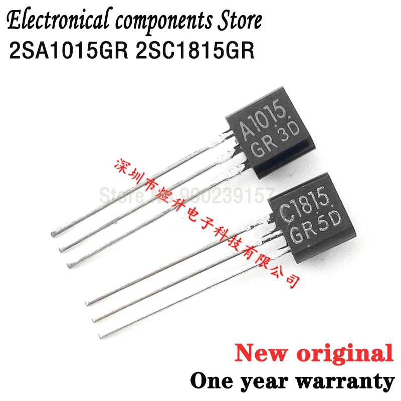 100% новая Оригинальная Гарантия один год 10/100 пара 2SA1015GR 2SC1815GR 2SA1015-GR 2SC1815-GR 2SA1015 2SC1815
