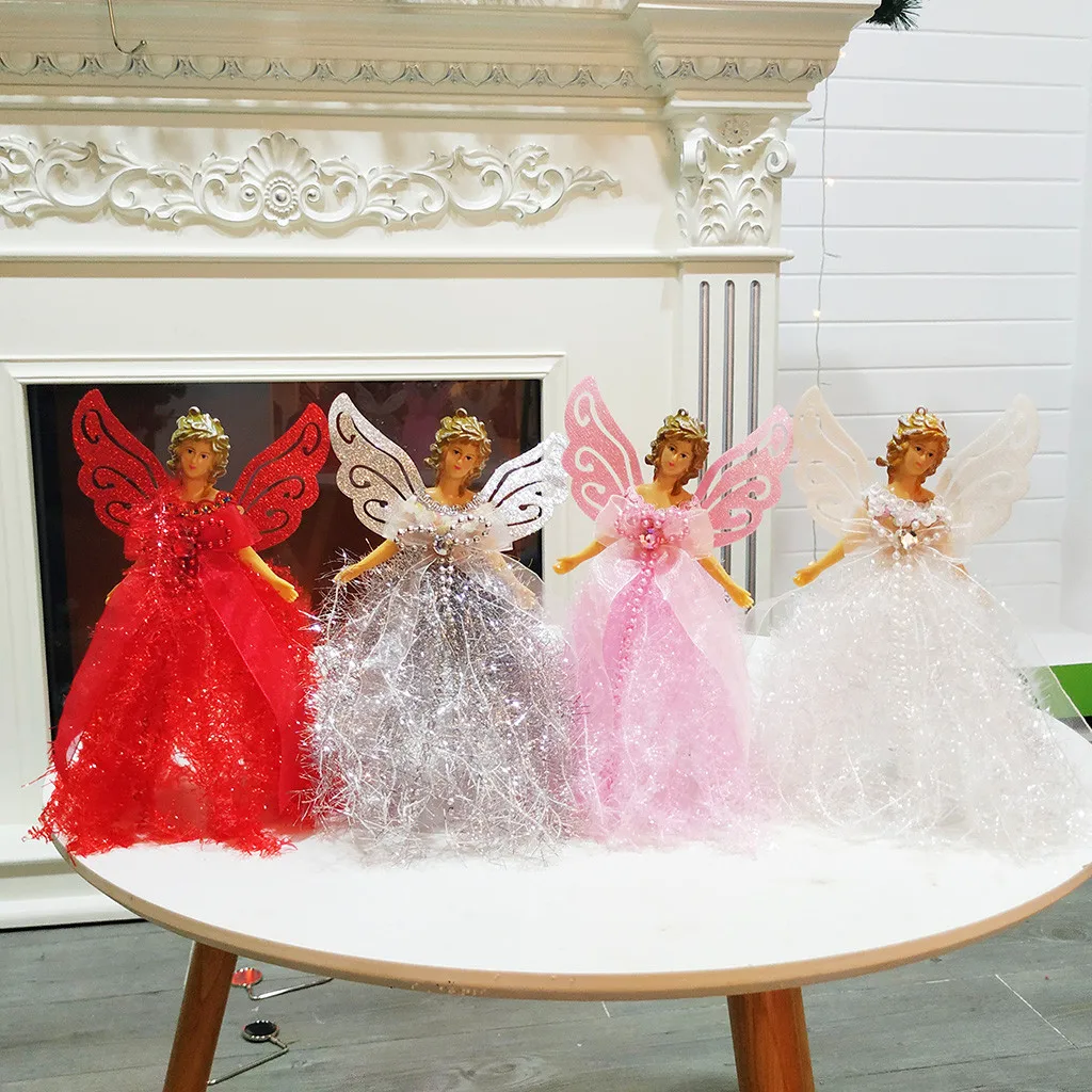 Рождественское крыло стоящая кукла ангела подвесная Рождественская елка