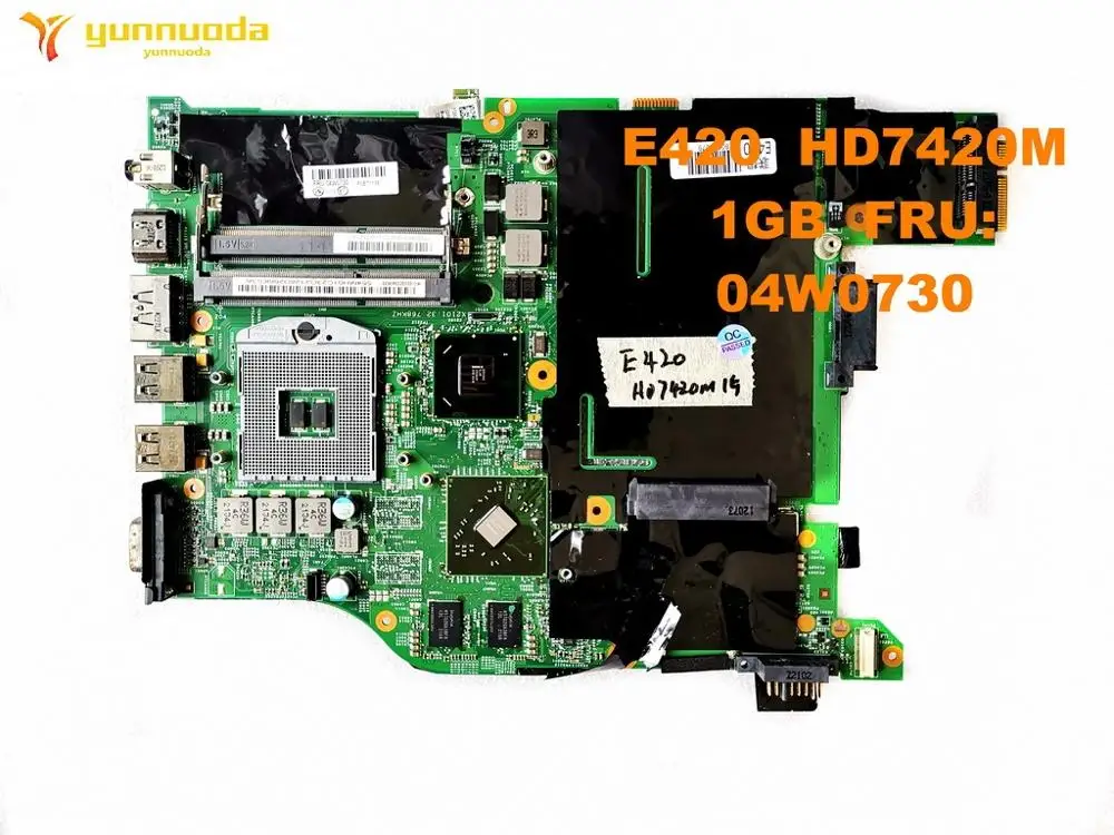 Оригинальная материнская плата для ноутбука Lenovo E420 HD7420M 1 ГБ FRU 04W0730