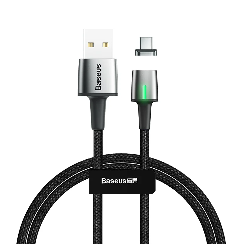 Магнитный кабель usb type c 1 м 2 м Быстрая зарядка данных для samsung s8 s9 huawei P30 oneplus 7 xiaomi 9 8 6 5 usb c зарядное устройство светодиодный кабель