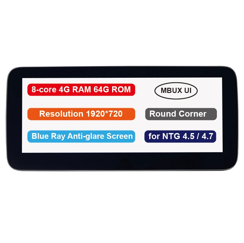 4-64G 13-14 NTG4.5 W212 сенсорный экран круглый угол HD 1920 антибликовое головное устройство радио 10-15 E250 E300 10,2" gps навигация мультимедийный плеер - Цвет: 4-64G 13-14 NTG4.5