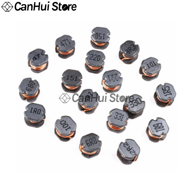 20 шт. индуктор CD54 силовая индуктивность SMD 2.2UH 3.3UH 4.7UH 6.8UH 10UH 15UH 22UH 33UH 47UH 68UH 100UH 150UH 220UH