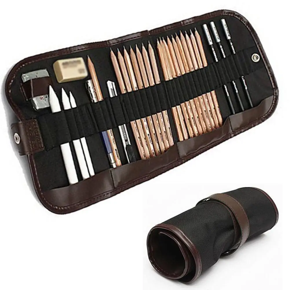 Набор карандашей для рисования 29 шт. удлинитель древесного угля ластик резак