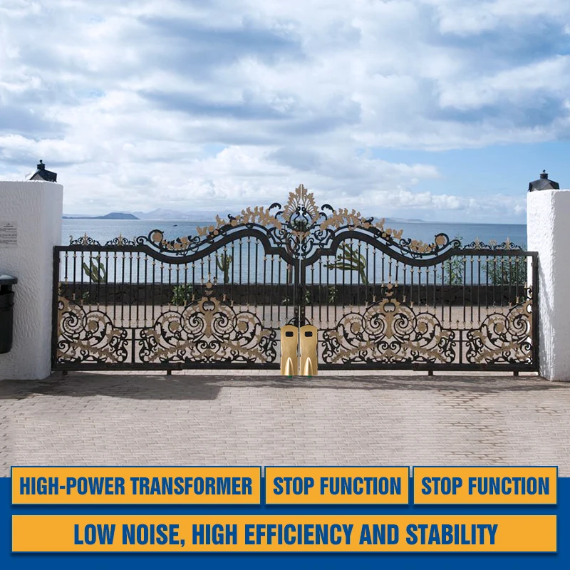 400 кг сверхмощный Автоматический двойной ролик Открыватель поворотных ворот