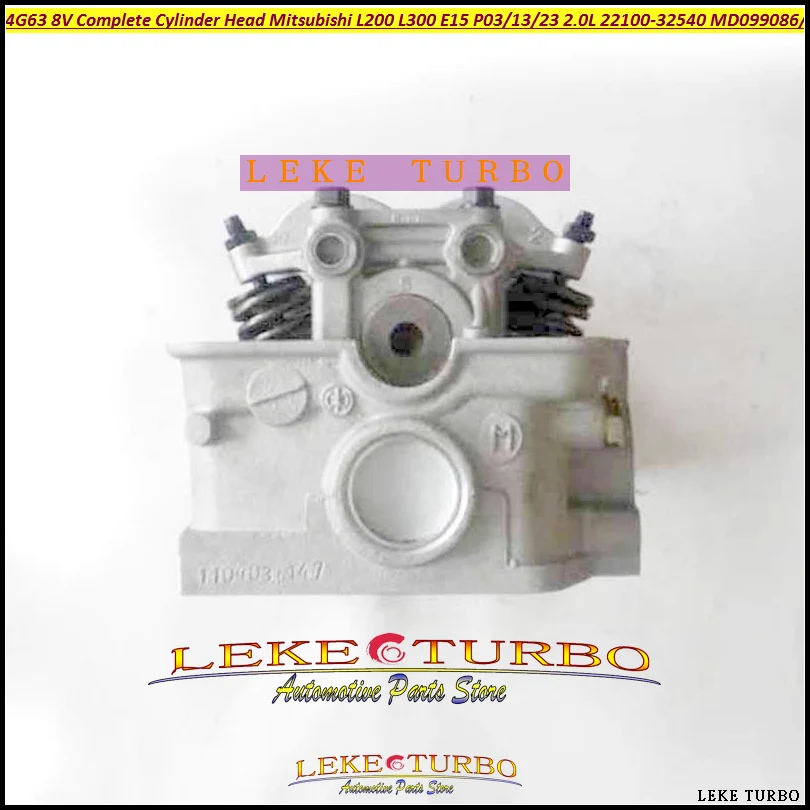 4G63 8v головки цилиндров в полной сборке сборе для MITSUBISHI L200 L300 E15 P03 P13 P23 SON44 2.0L MD099086