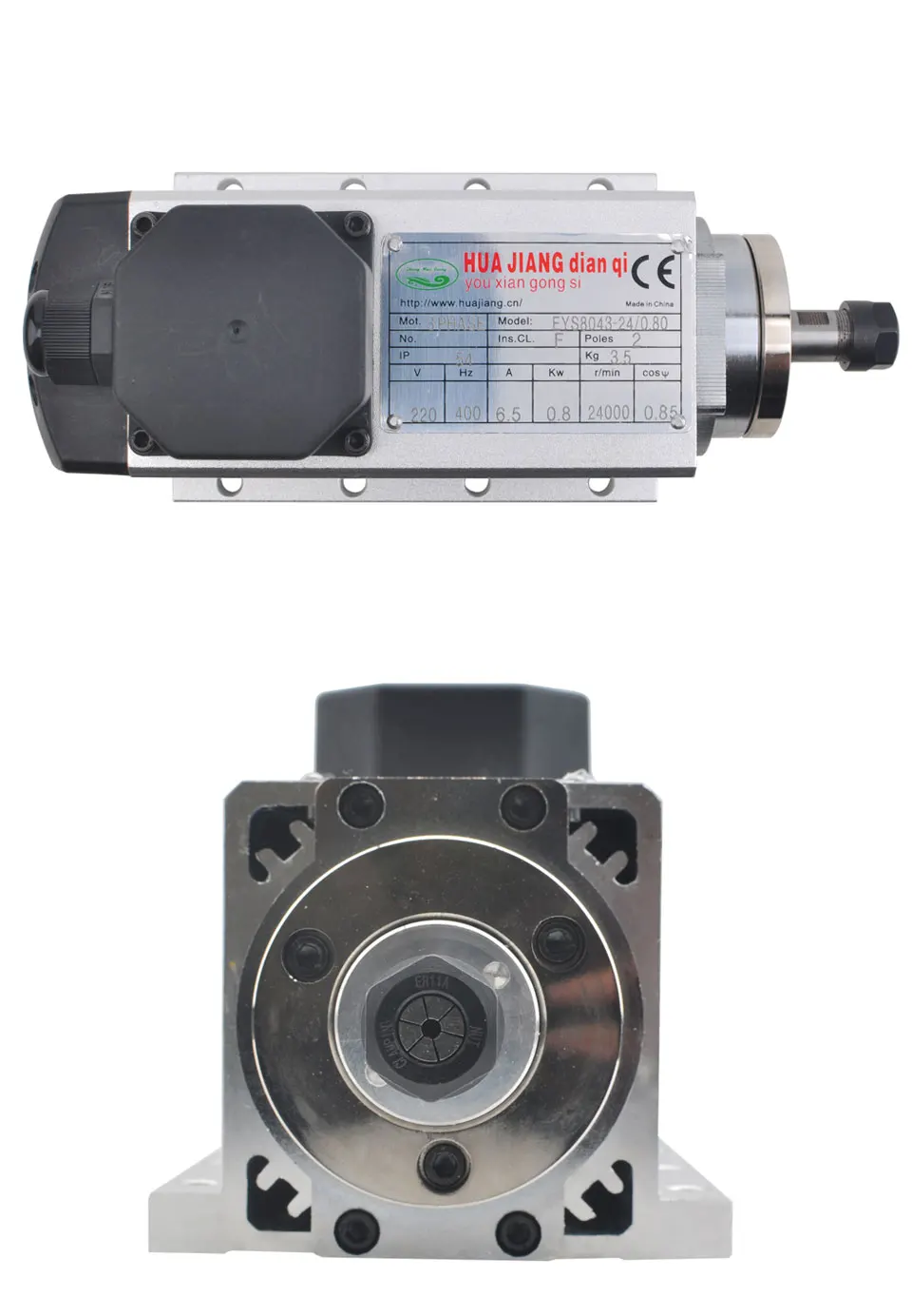 Daedalus CNC мотор шпинделя 110 В/220 В шпиндель 0.8квт с воздушным охлаждением квадратный двигатель ER11 Фрезерный резак гравировальный инструмент