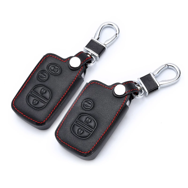 1 шт. чехол для ключей из искусственной кожи с дистанционным управлением 3 4 кнопки