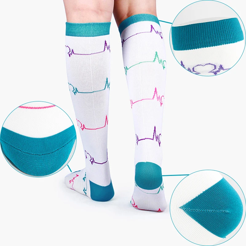 Компрессионные носки Градуированный Давление чулки Атлетичный и медицинская