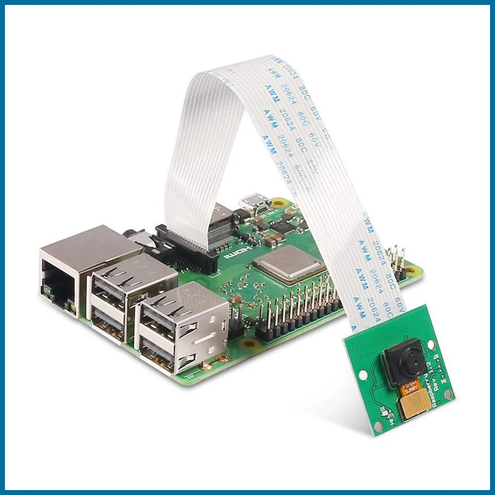 S ROBOT Raspberry Pi камера 1080p 720p Модуль камеры для pi 4 3 Модель B + 5 Мп веб RPI126|Аксессуары