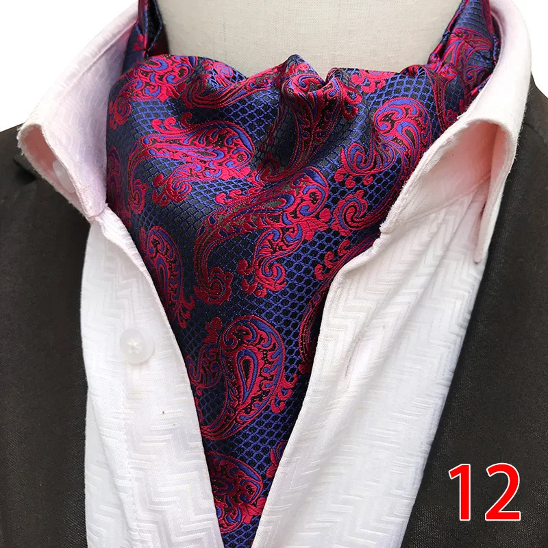Британский стиль галстук высокое качество для мужчин ретро узор рубашка Пром