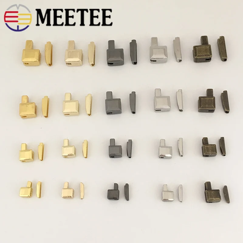 

20/50set 3# 5# 8#10# Nylon Resin Metal Zipper Stopper Open-end Zip Slider Socket Repair Insert Box Pin Retainer Replacement Kits