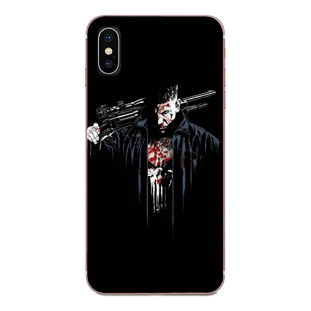 ТПУ для Huawei Honor 4C 5A 5C 5X 6 6A 6X 7 7A 7C 7X 8 8C 8S 9 10 10i 20 20i Lite Pro Punisher и Росомаха | Мобильные