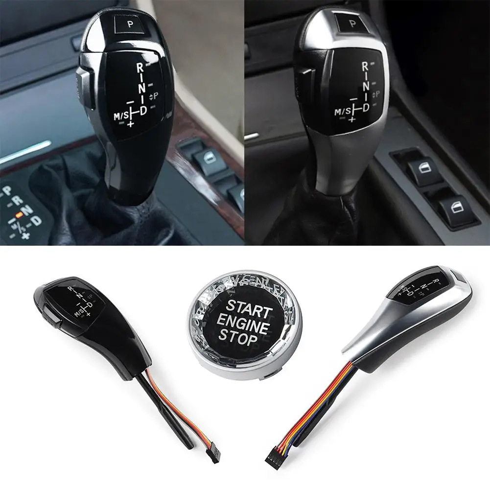 

E Chassis Faux Crystal Button LED Shift Knob for BMW 5 Series E60 Pre-facelift